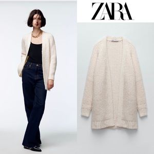 NWT Zara oversized knit cardigan